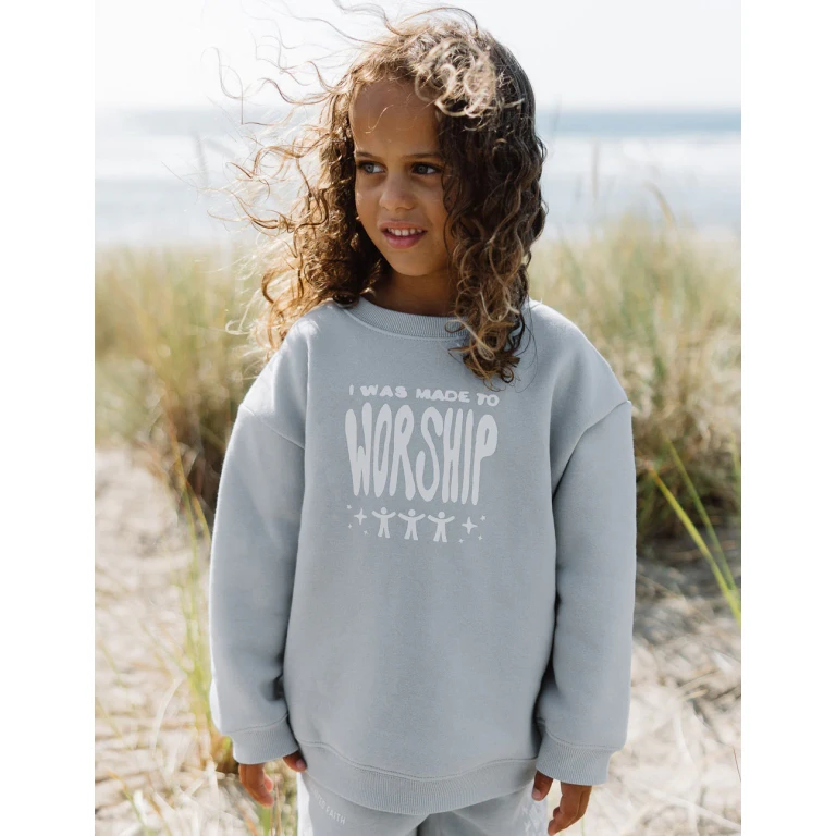 Made To Worship Kids Crewneck