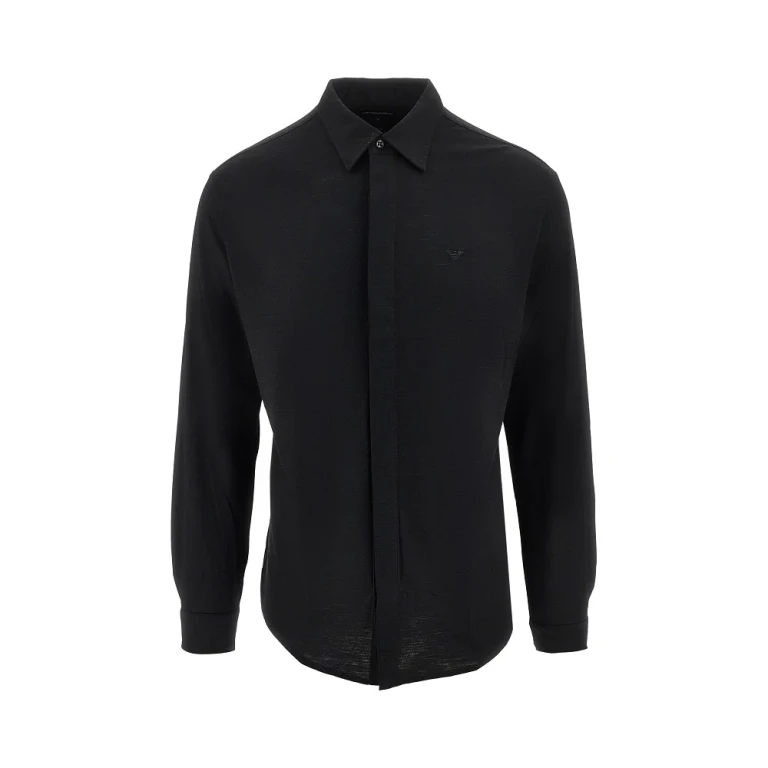 EMPORIO ARMANI Wool jersey shirt Man S