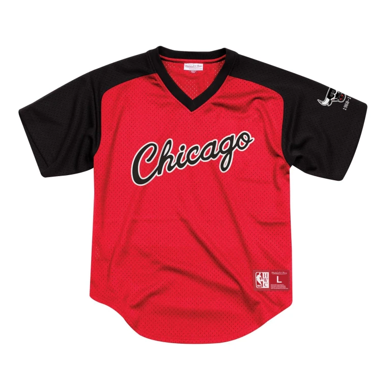 Men's NBA Final Seconds Mesh V-Neck Bulls