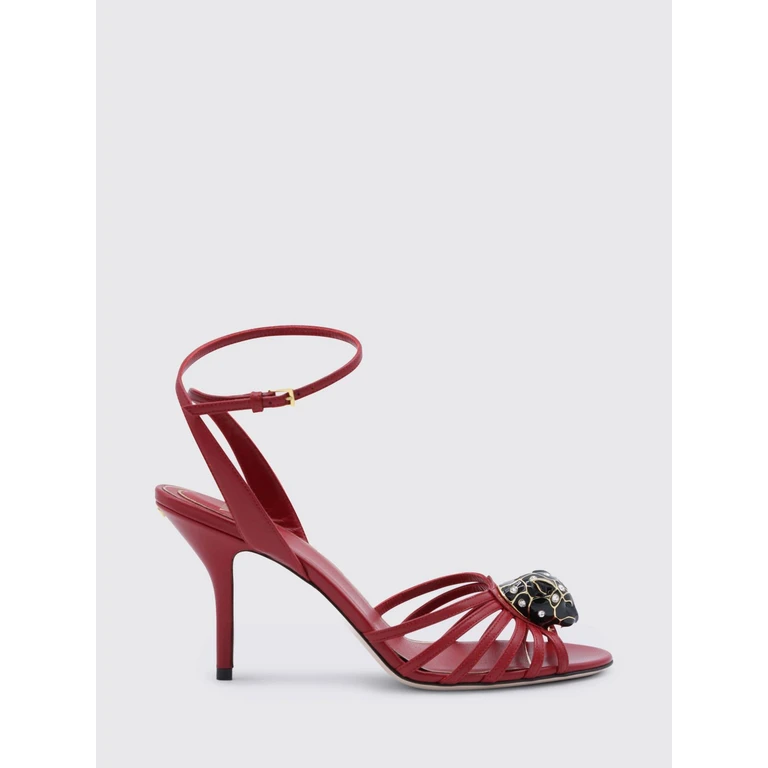 Heeled Sandal Woman color Red (8W2S0PB2LIRBGN)