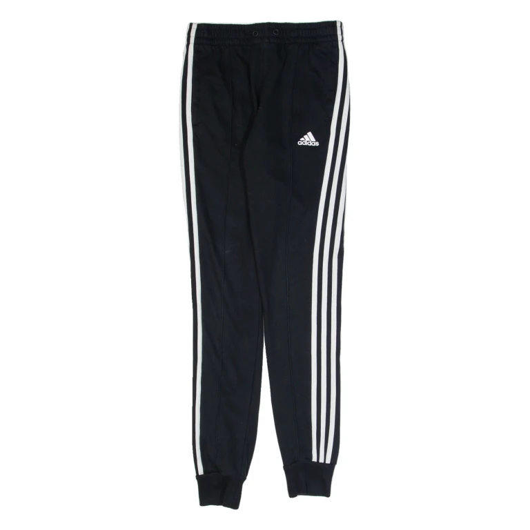 ADIDAS Womens Joggers Black Tapered XS W24 L28