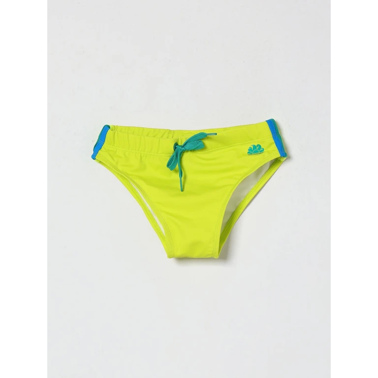 Boy's Monogrammed Polyester Swim Briefs with Drawstring Waist (B279SSL3000-69103)