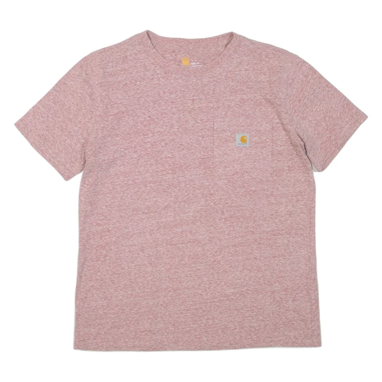 CARHARTT Womens T-Shirt Red M