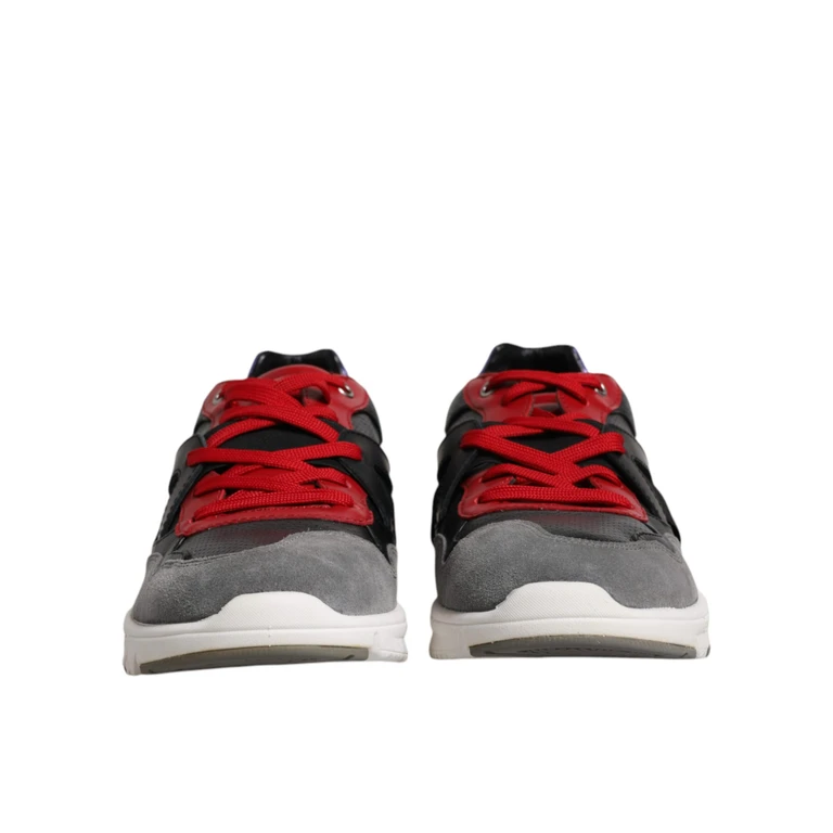 Dolce & Gabbana Multicolor Leather Suede Low Top Sneakers Shoes Calf Cotton - Men