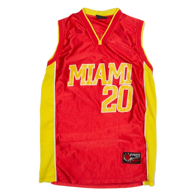 Mens Jersey Red Sleeveless S