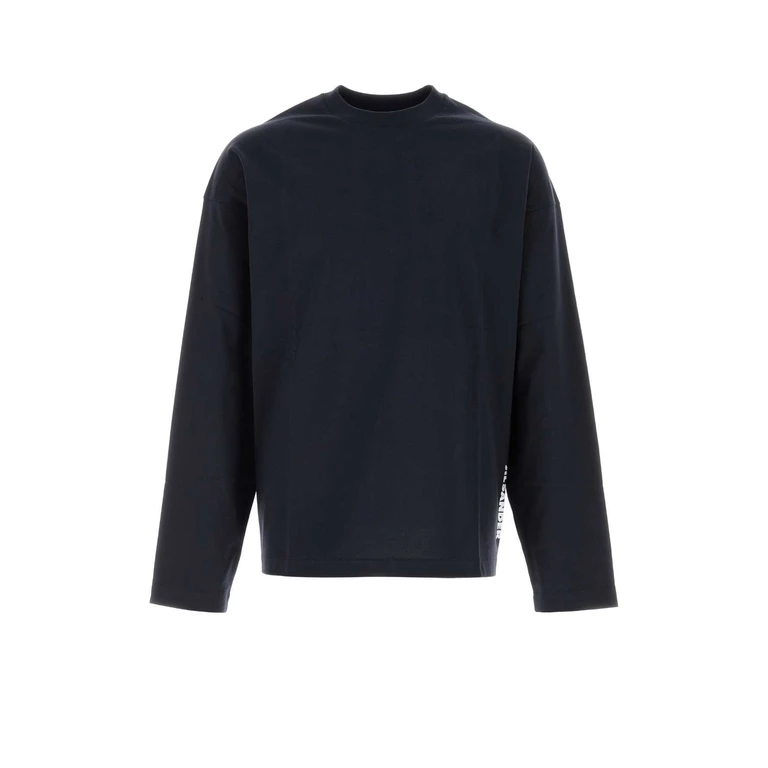 Jil Sander Black Cotton T-Shirt 001 Exterior - Men