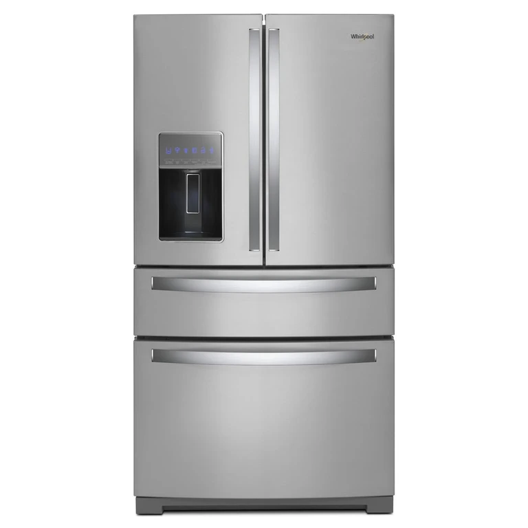 36 in. Wide 4-Door Refrigerator with Exterior Drawer in Stainless Steel 26 cu. ft. WRX986SIHZ