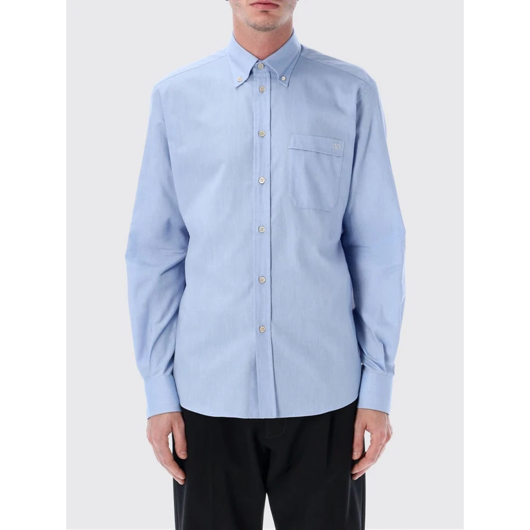 VALENTINO Shirt Men color Sky Blue (8V3ABS80ATHCZV)