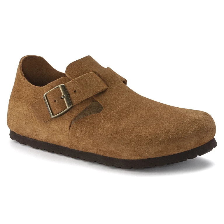 London Suede Leather 'Narrow Fit' Sandals