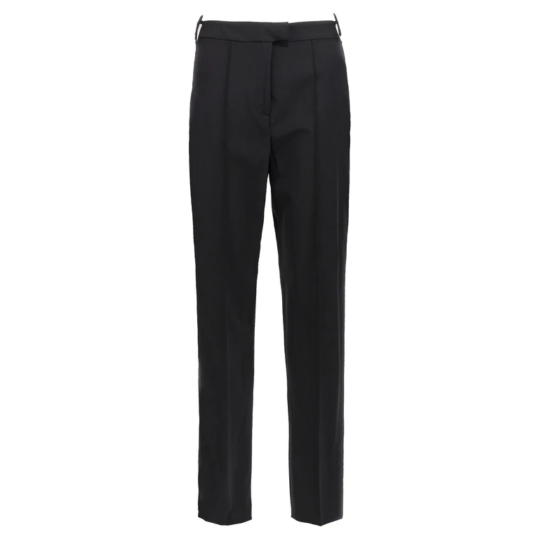 Nensi Dojaka Black Virgin Wool Pants - Women