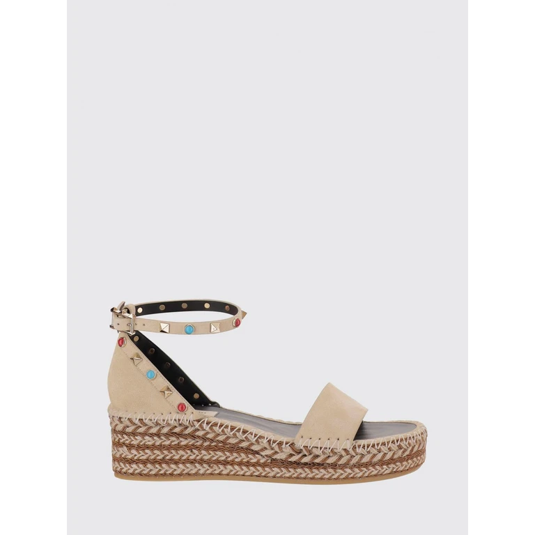 Heeled Sandal Woman color Beige (8W2S0HB1GRRD9Z)