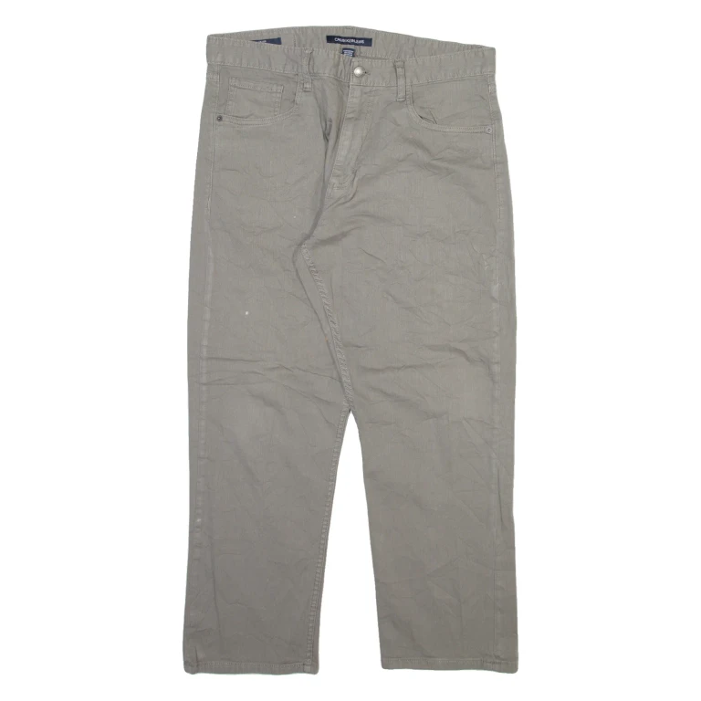 CALVIN KLEIN JEANS Mens Trousers Grey Regular Straight W36 L28