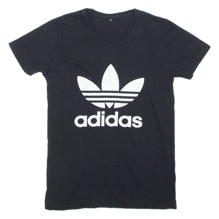 ADIDAS Mens T-Shirt Black M