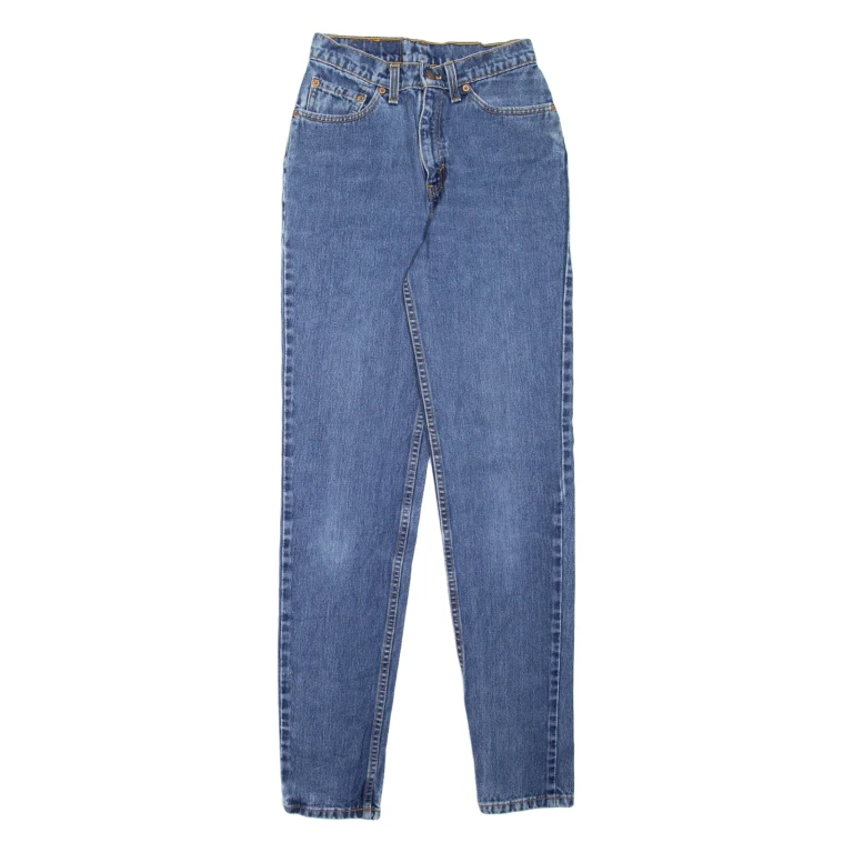 LEVI'S 512 Womens Jeans Blue Slim Tapered 90s W25 L32