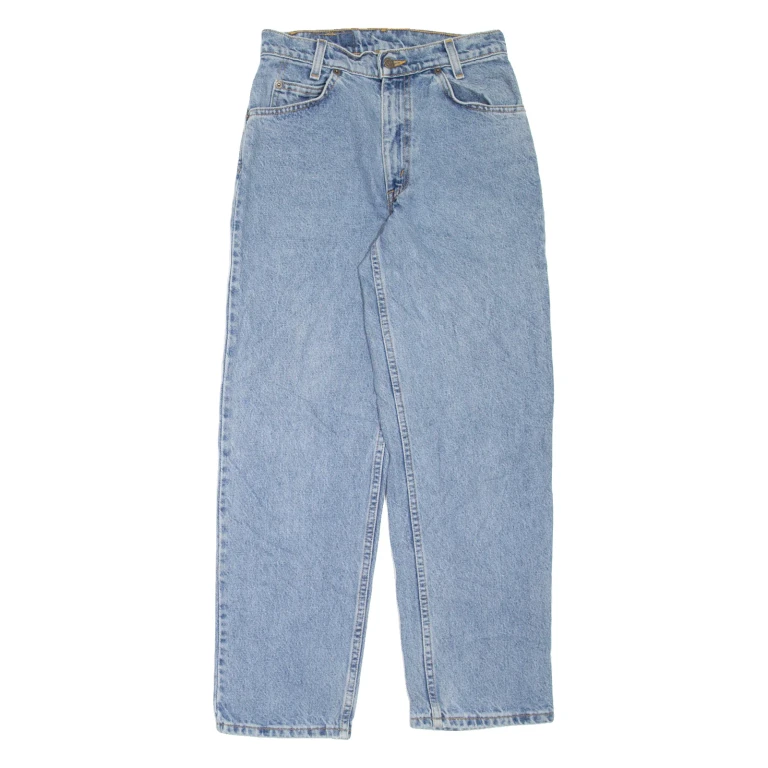 LEVI'S 550 Student Fit Womens Jeans Blue Relaxed Tapered 90s W26 L27