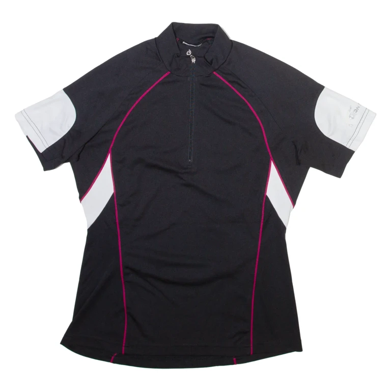 GONSO Womens Jersey Black 1/4 Zip M