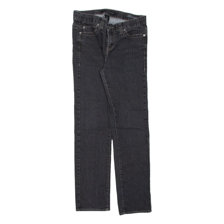 CALVIN KLEIN JEANS Womens Jeans Black Slim Straight W31 L30