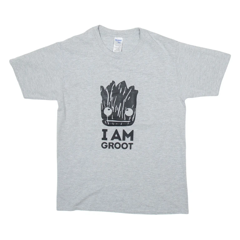 GILDAN Guardians Of The Galaxy Mens T-Shirt Grey S