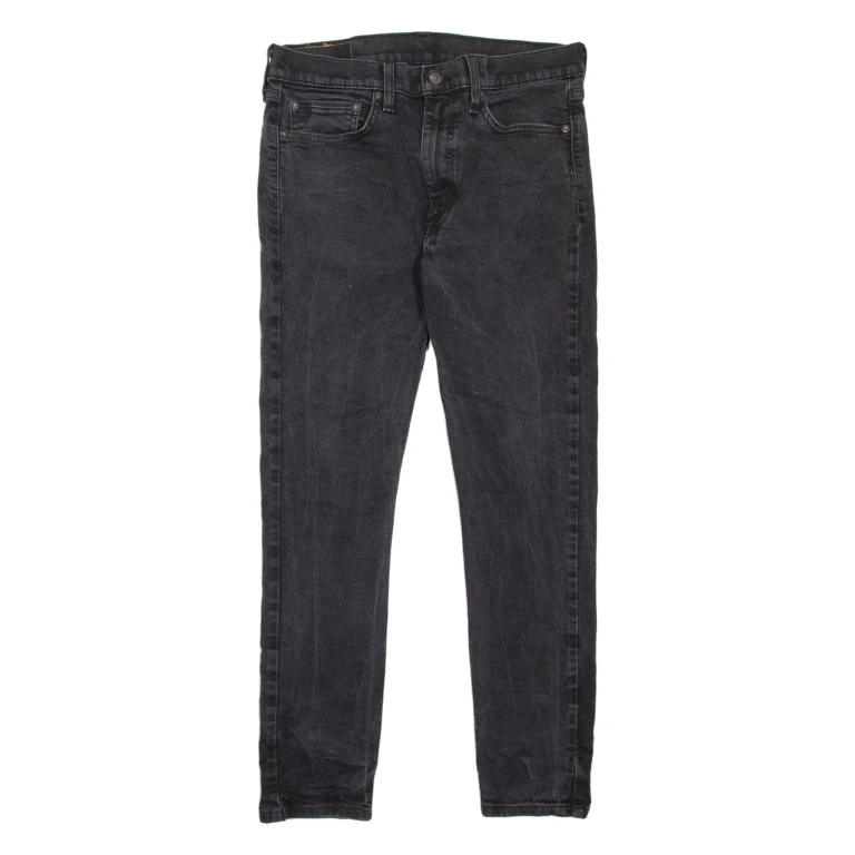 LEVI'S 519 Jeans Hi-Ball Mens Black Slim Skinny W32 L29