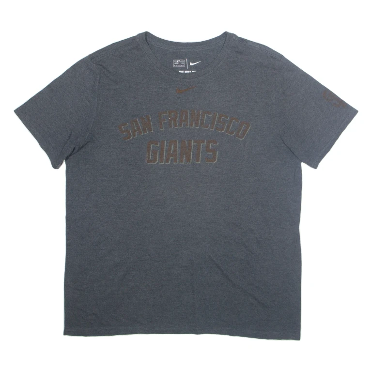 NIKE San Francisco Giants Mens T-Shirt Grey USA L