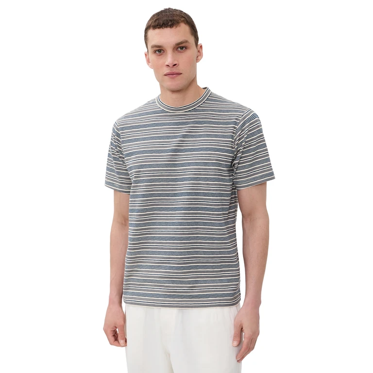 Universal Works Striped Core Tee Grey S