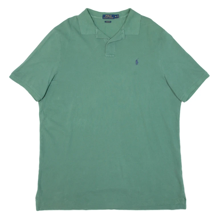POLO RALPH LAUREN Mens Polo Shirt Green XL