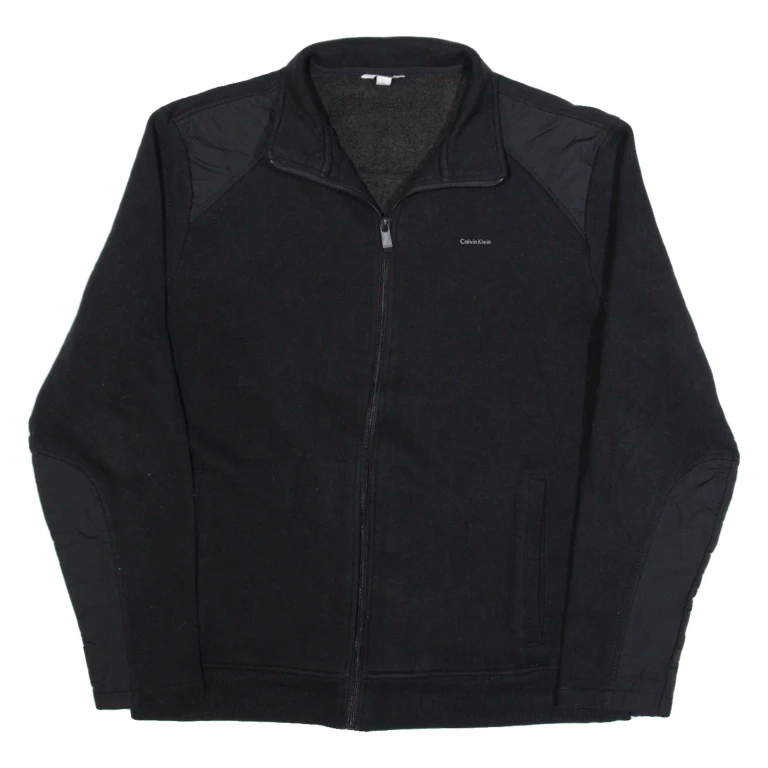 CALVIN KLEIN Mens Track Jacket Black L