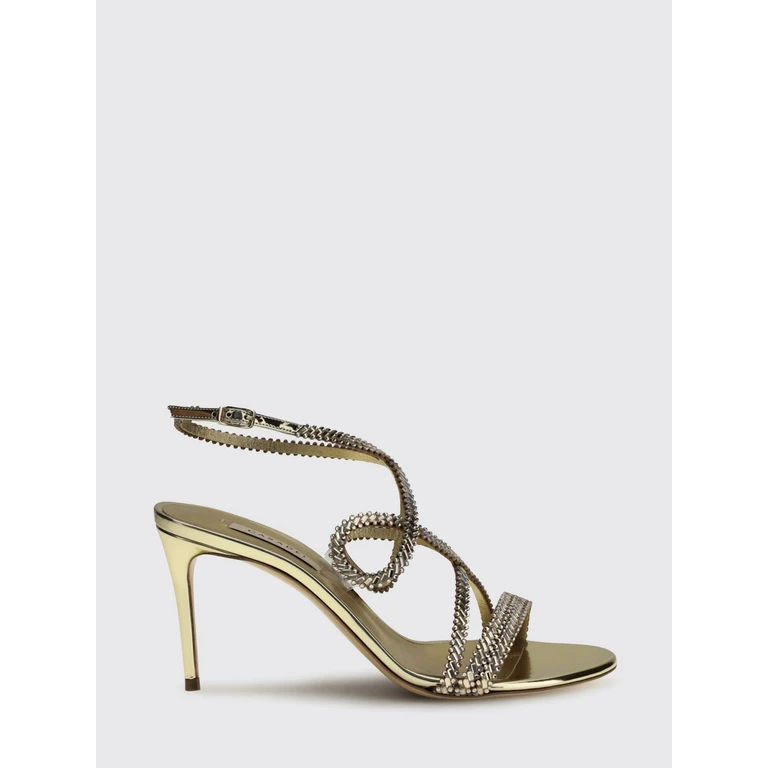 Heeled Sandal Woman color Gold (1L439B0801C2952A863)