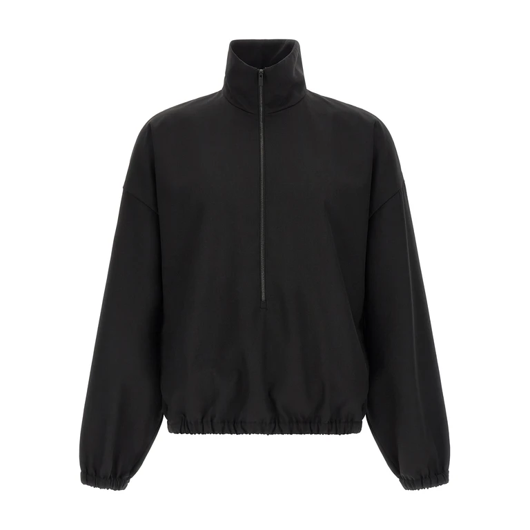 Fear Of God Black Twill Jacket Exterior: Virgin Wool Giubbini - Men