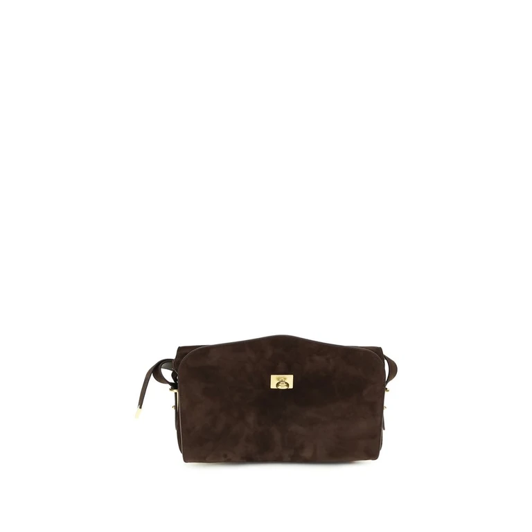 Balenciaga Brown Calf Leather Bos Taurus Shoulder Bag - Women (BA8681022ACJ02362BB)