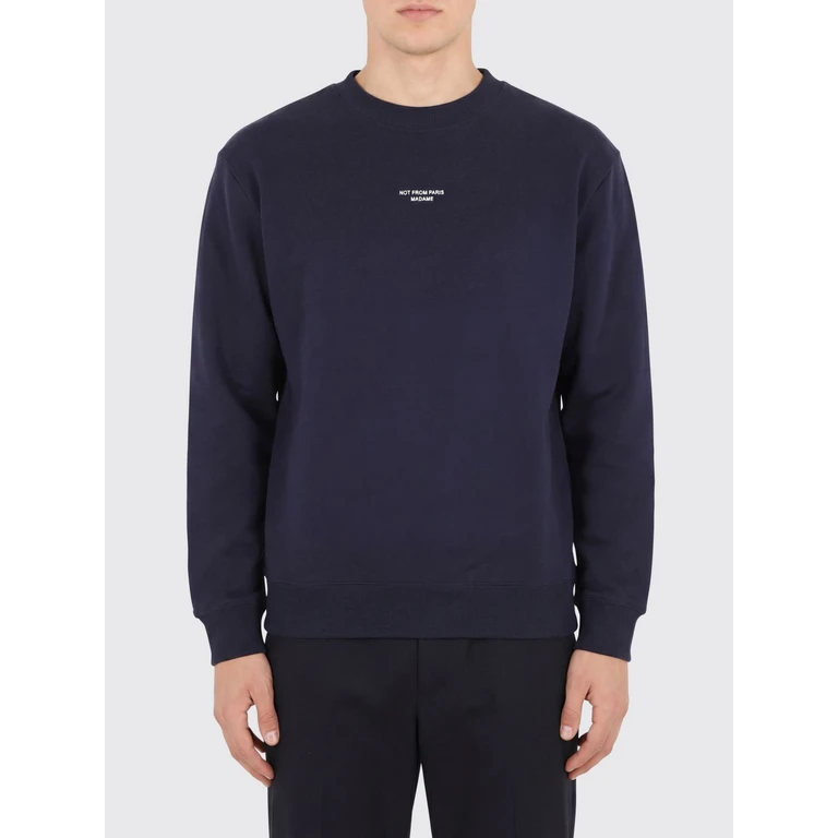 DRÔLE DE MONSIEUR Sweatshirt Men color Blue (PERMSW148CO127NAVY)