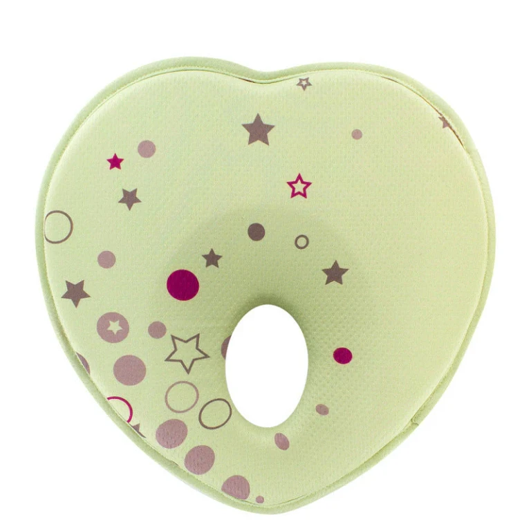 Newborn Anti-Roll Pillow with Flat Head Prevention