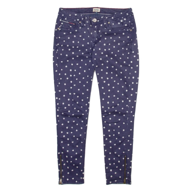HILFIGER DENIM Womens Trousers Blue Slim Skinny W29 L27