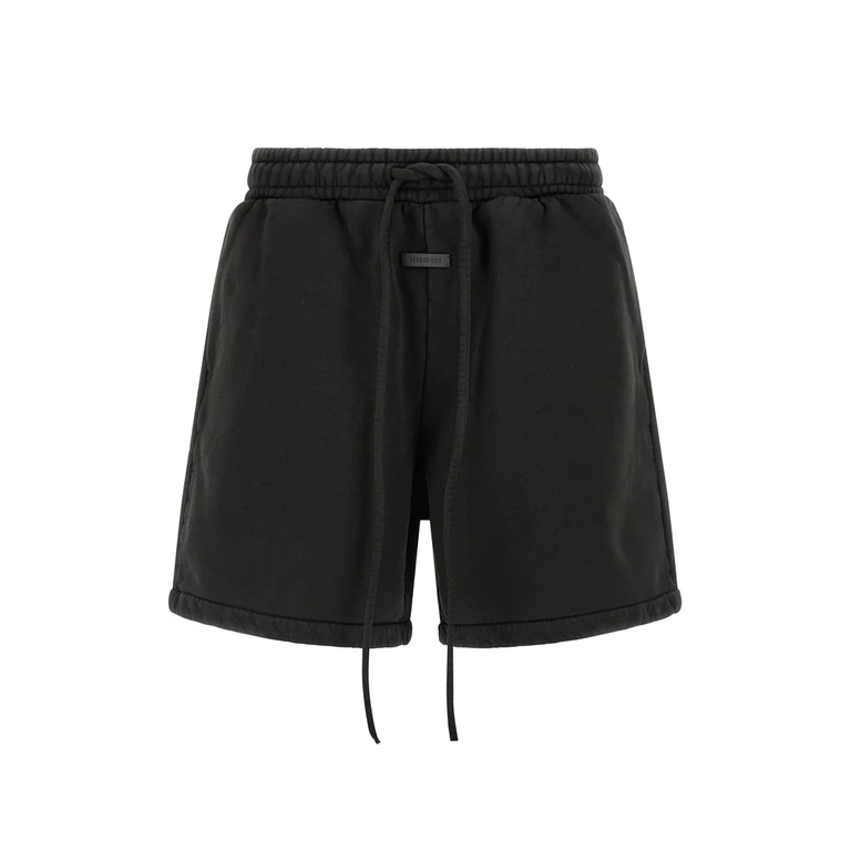 Fear Of God Elasticated Logo Patch Bermuda Shorts