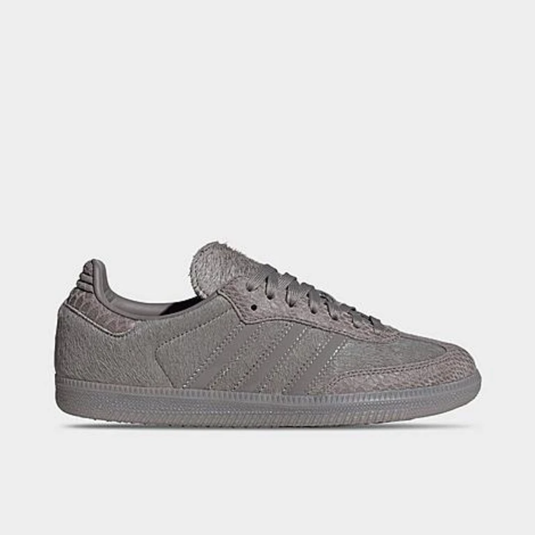 adidas Women's Originals Samba OG Casual Shoes in Taupe Oxide/Taupe Oxide/Gold Metallic Size: 5.0