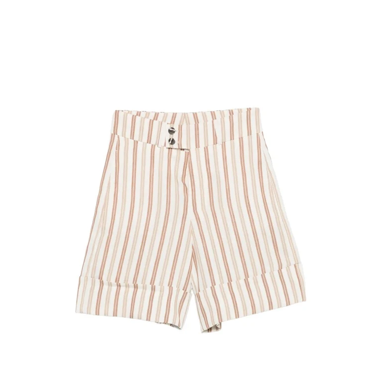 High-Waisted Bermuda Shorts