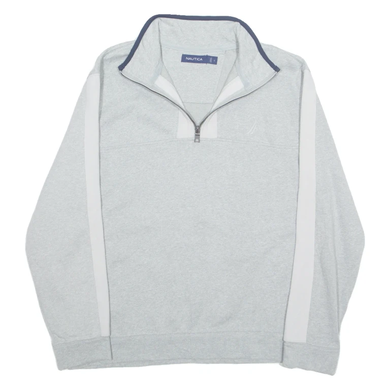 NAUTICA Mens Sweatshirt Grey L
