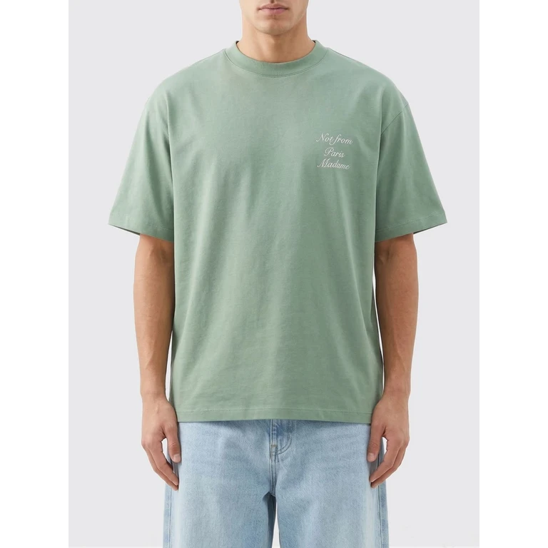 DRÔLE DE MONSIEUR T-Shirt Men color Green (KTS209CO002LIGHTGREEN)