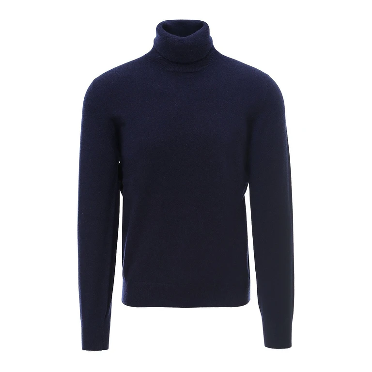 Brunello Cucinelli Pull Col Roulé - Bleu (M2200103CW425)