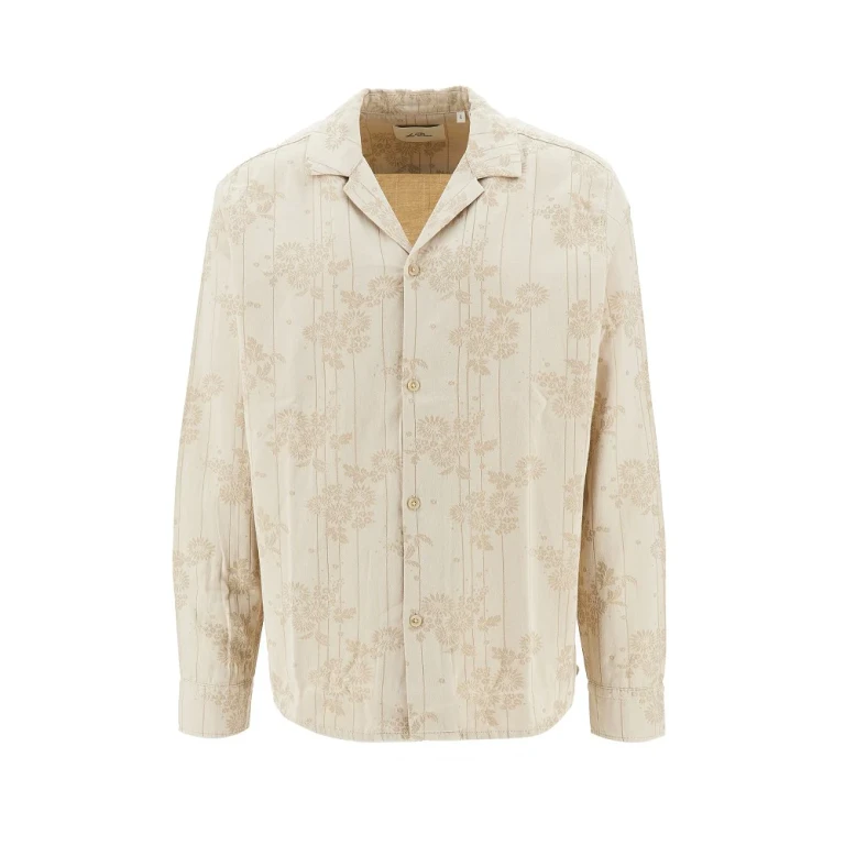 LES DEUX 'Jasper' jacquard cotton shirt Man S