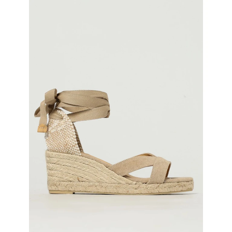 Heeled Sandal Woman color Beige (BAILEY60022017)