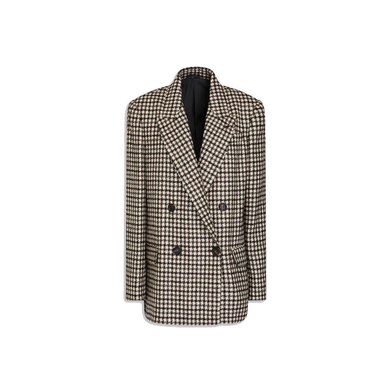 Brown Alpaca Leather Blazer Clothing - Women