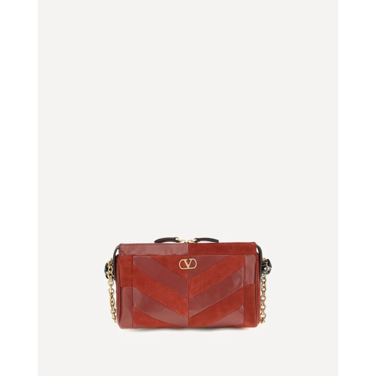 VALENTINO GARAVANI Panthea Shoulder Bag chevron pattern Female UNI