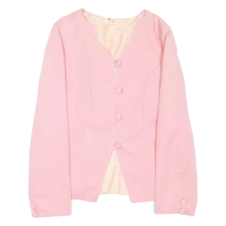 Womens Blazer Coat Pink XS