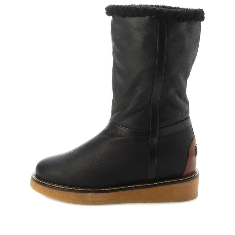Shearling-Trim Boots