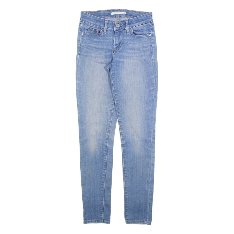 LEVI'S 711 Womens Jeans Blue Slim Skinny W24 L30