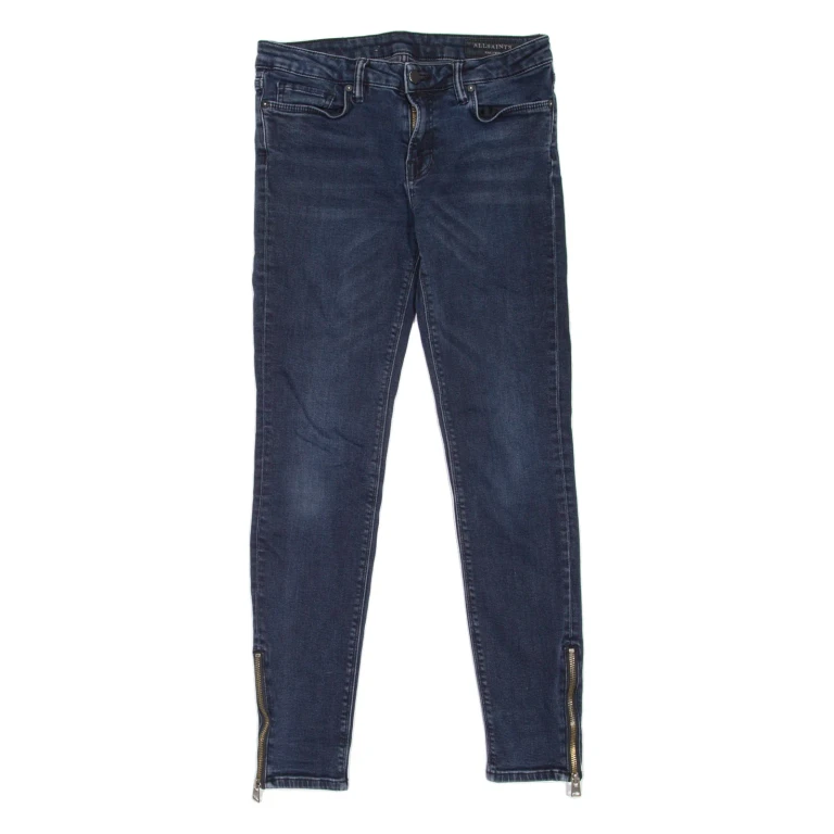 ALL SAINTS Rail Womens Jeans Blue Slim Skinny W28 L28