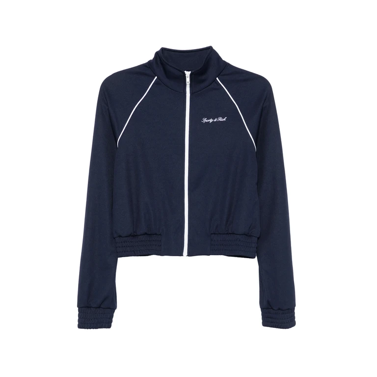 Sporty & Rich Logo-embroidered Piped Jacket