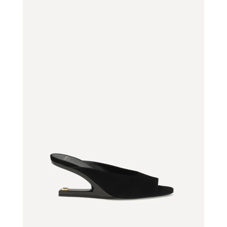 BALMAIN Suede open-toe Mules Female 40