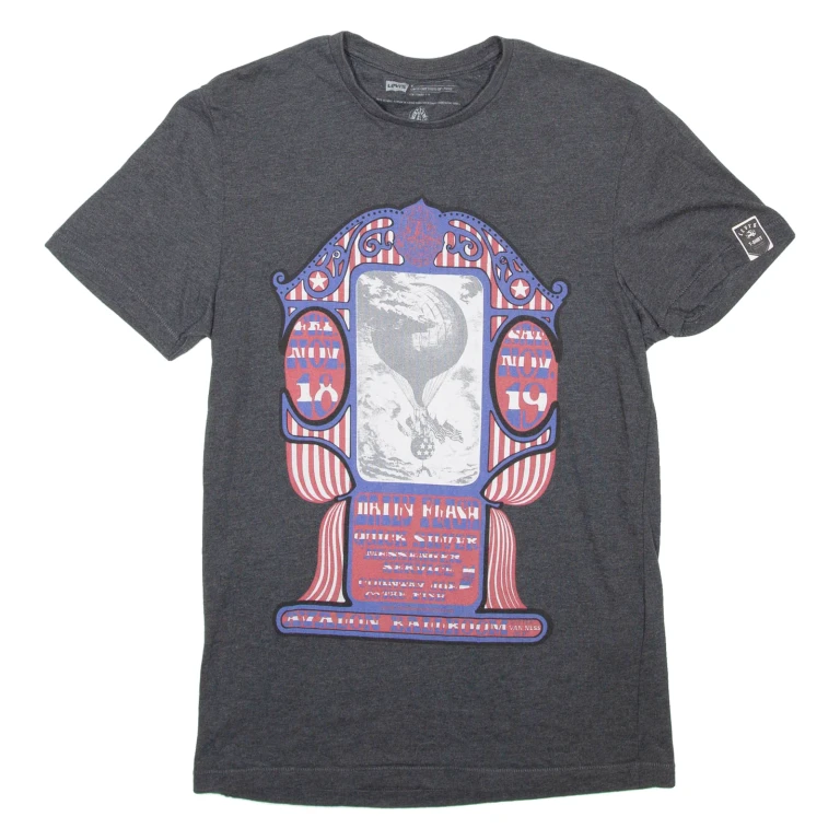 LEVI'S Slim Fit Mens T-Shirt Grey M (JJ1-151024-5405)